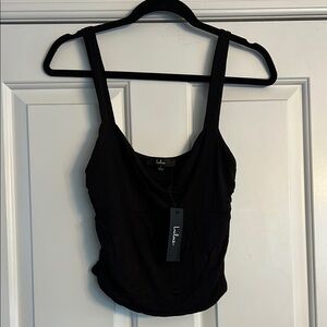 Black Sleeveless Top